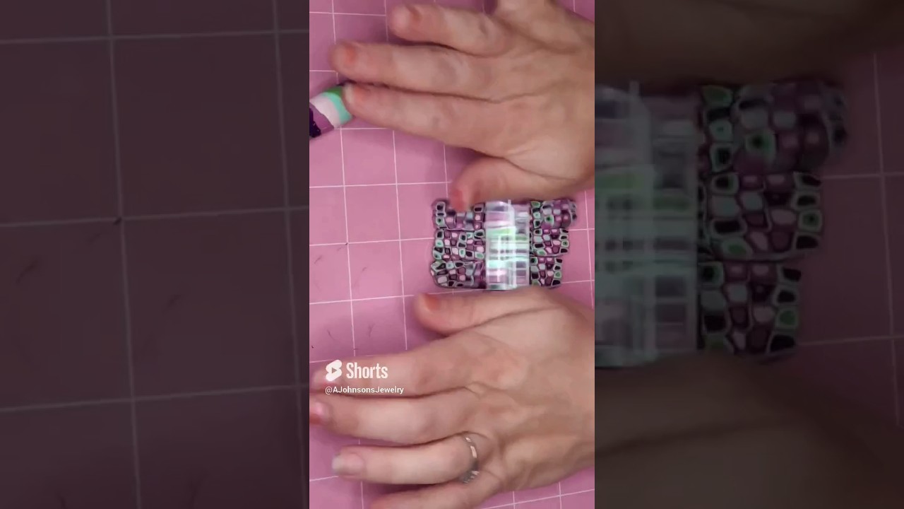 How I made a polymer clay slab using an extruder ❤️ Easy fast extruder method