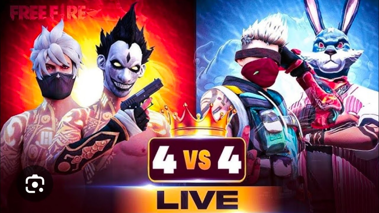 Live 🔴  😎CUSTOM CHALLENGE 4VS4🤡💀