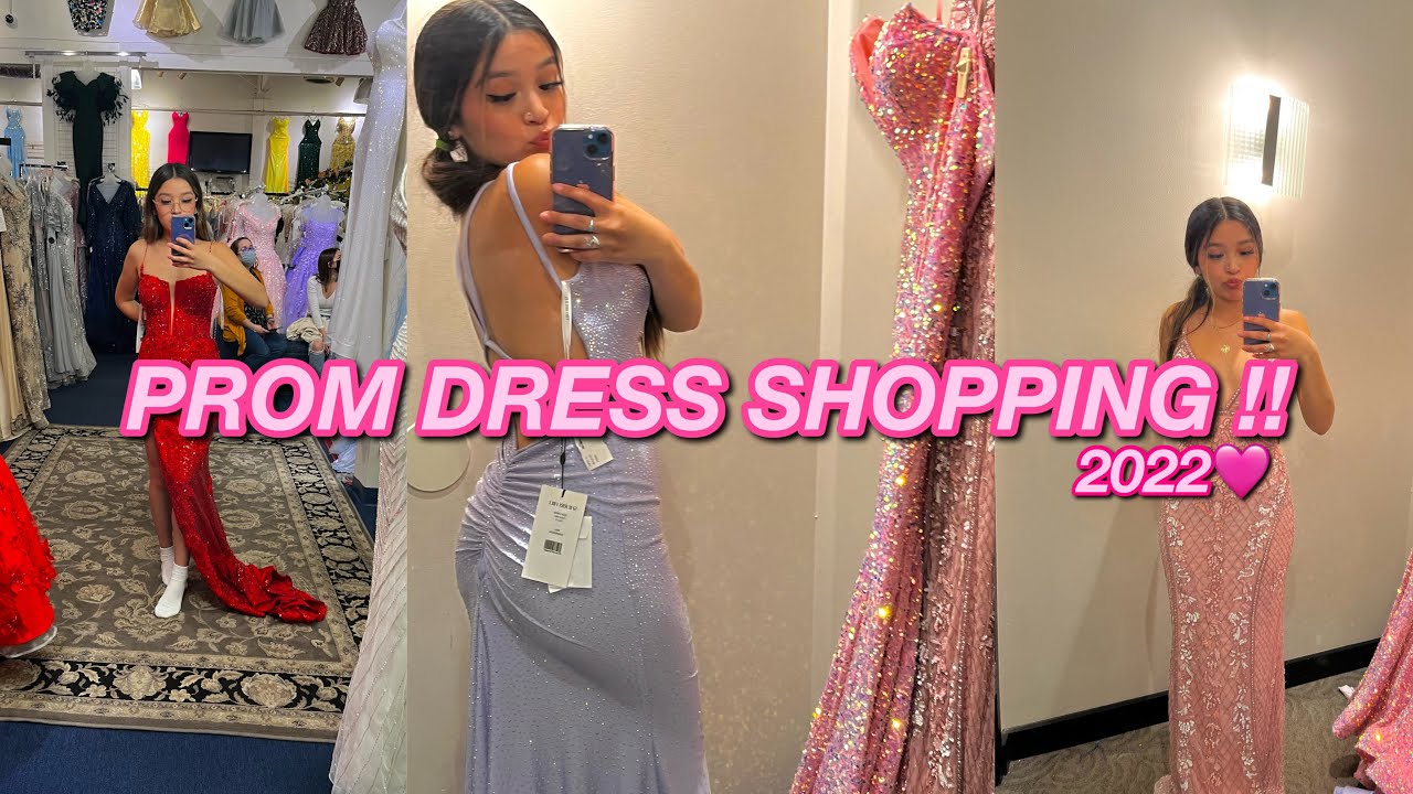 COME PROM DRESS SHOPPING W ME