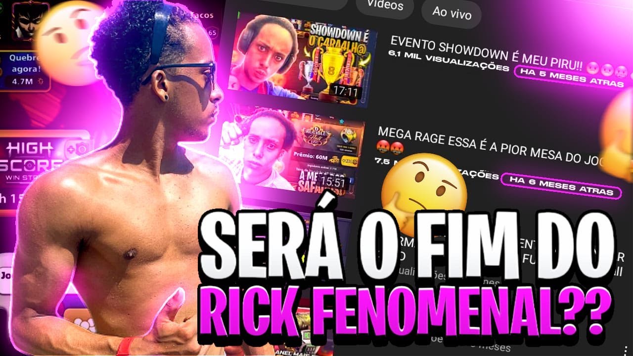 SERÁ O FIM DO RICK FENOMENAL? 