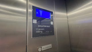 2018 ThyssenKrupp Evolution Blue Lift In Guineys Belfast