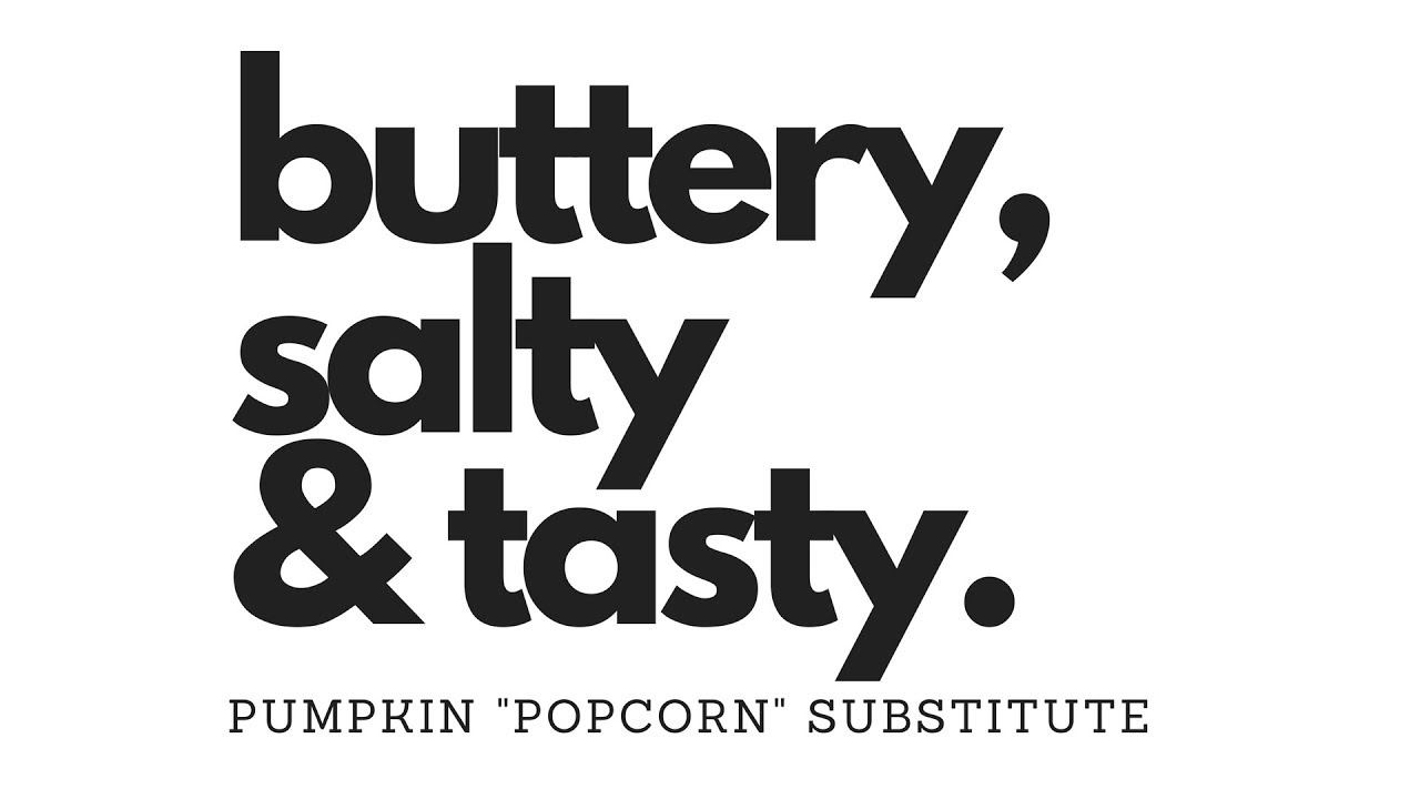 Popcorn Substitute Recipe - YouTube