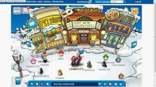 Me getting banned on Club Penguin in about 15 seconds or less :)