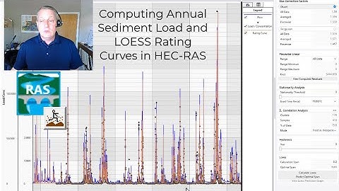 Computing Annual Sediment Load and LOESS with HEC-RAS (in v6.4)