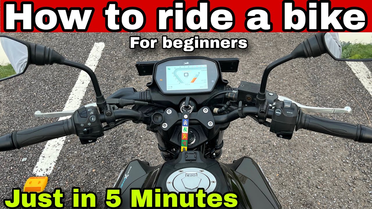 Bike Riding Tutorial How to ride a bike in just 5 minutes!! Learn easy trick to ride a bike ...