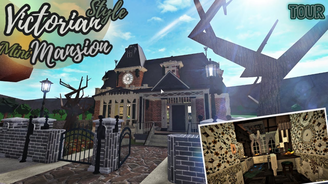 Victorian Style Mini Mansion | Tour | Bloxburg ROBLOX - YouTube