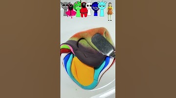 Mixing Color (Sprunki & Squid Game 2) #squidgame #sprunki #colormixing #satisfying #asmr