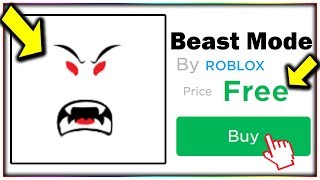 How To Get Free Faces On Roblox Free Beast Mode 2019 Working Youtube - errr roblox face