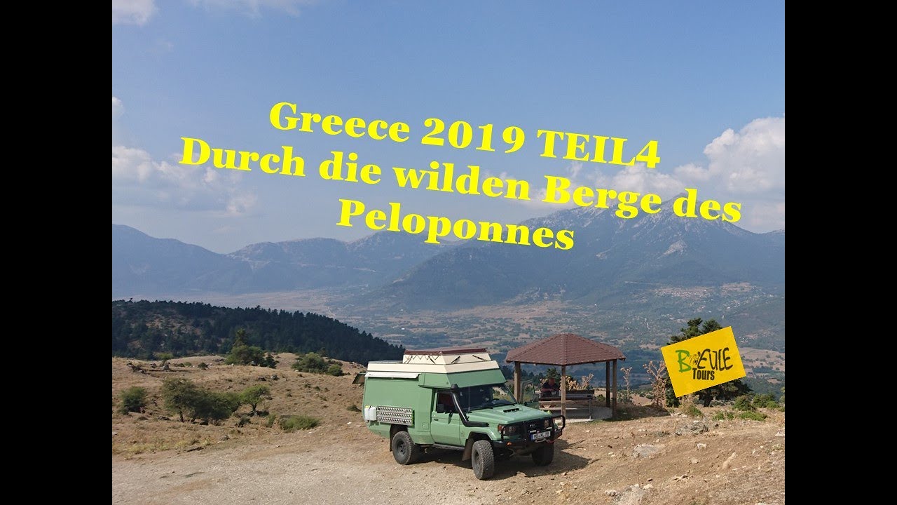 Offroad durch die wilden Berge des Peloponnes - Greece 2019 Teil4