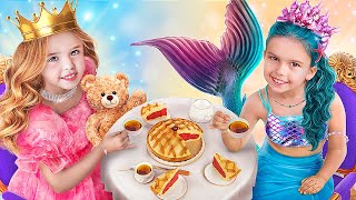 착한 여왕 vs 나쁜 인어 / 왕실가족에 가난한 공주 (파트 8) screenshot 2