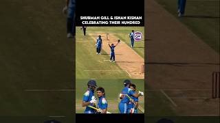 Ishan Kishan And Shubman Gill Celebrating Their Hundred 🔥🏏