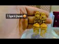 Gold jhumki ,light weight 😍