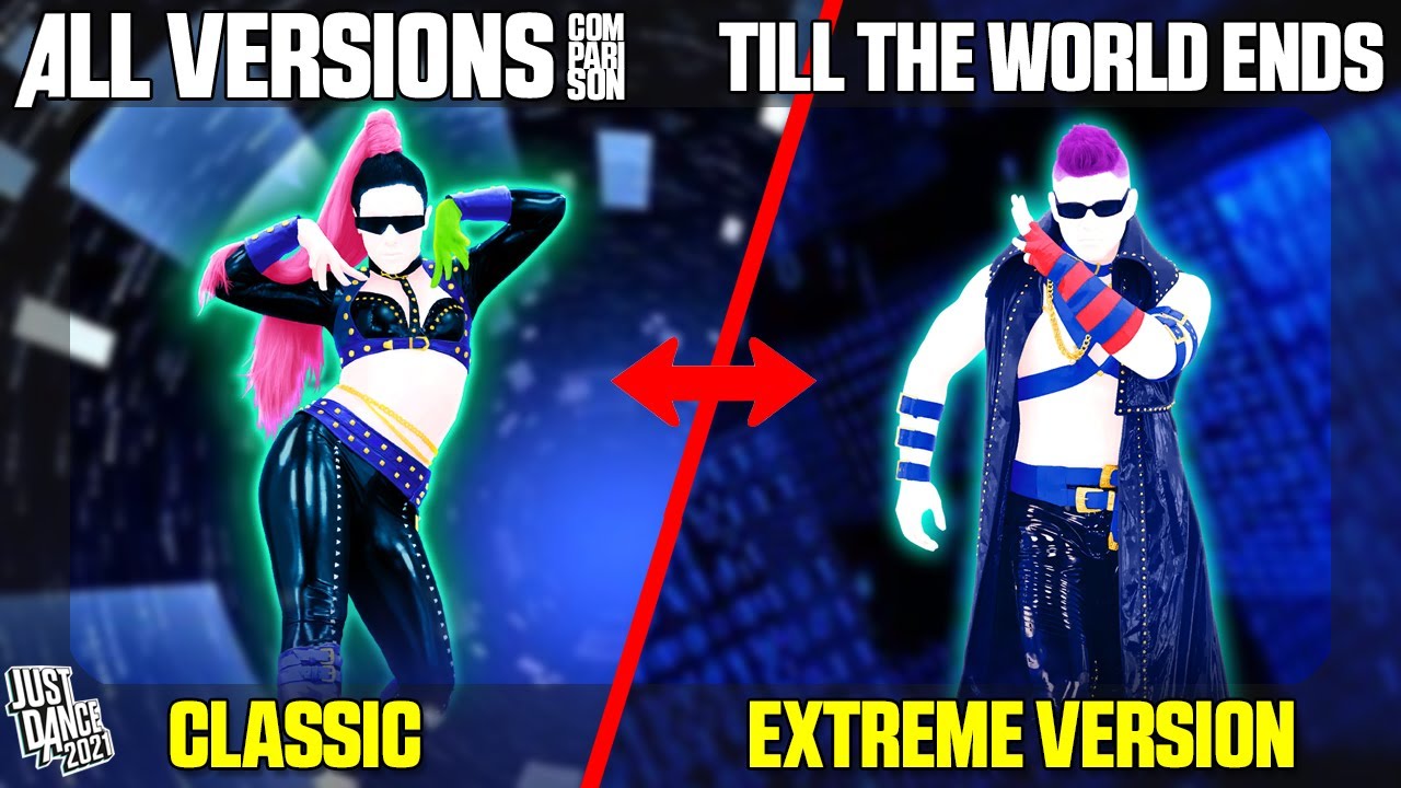 COMPARING TILL THE WORLD ENDS | JUST DANCE COMPARISON [ALL VERSIONS]