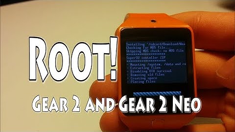 Root Android Wear in the Gear 2 with Android Wear