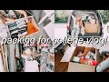 PACKING FOR COLLEGE! pack with me for college move-in! | Ball State University