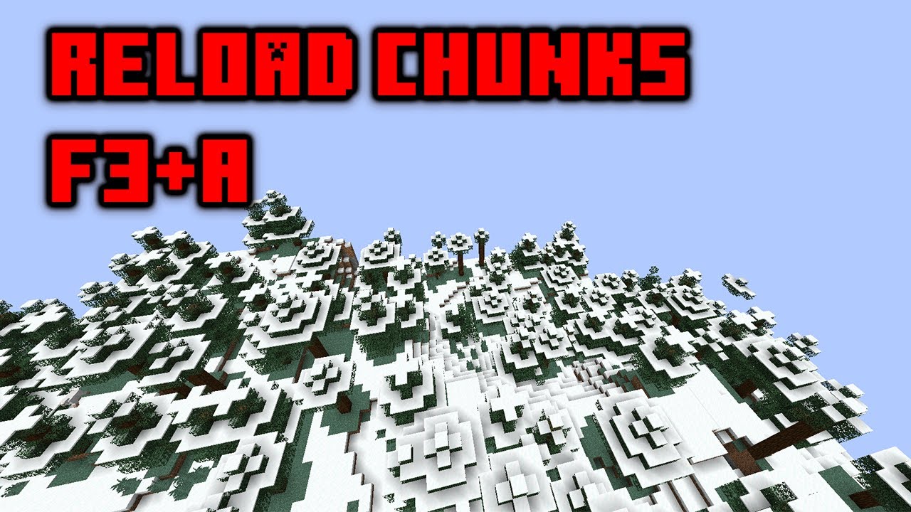 How to Reload Chunks in Minecraft | F3 + A Chunk Reload command