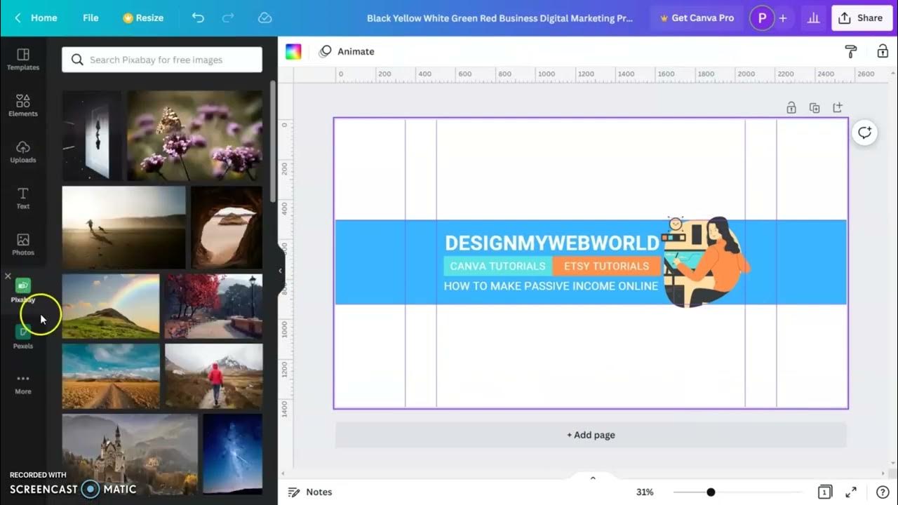 How to create YouTube Banner in Canva for Free Make YouTube channel