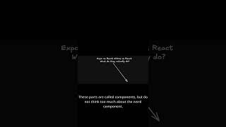 React Components Explained for Beginners #Shorts #expo #react #reactnative