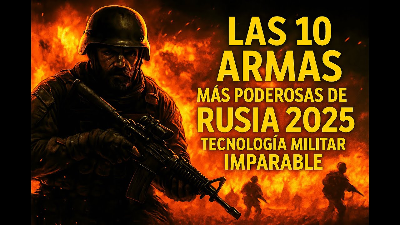 Top 10 armas más poderosas de Rusia 2025 – Tecnología militar imparable