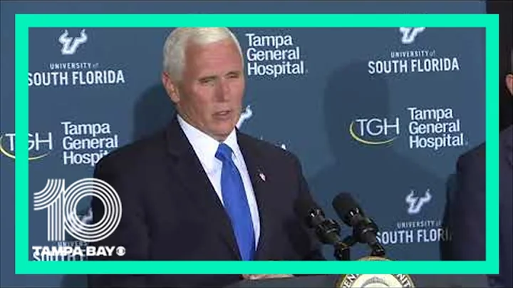 VP Mike Pence is meeting with Gov. Ron DeSantis to talk Florida's COVID-19 response