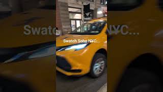 The Swatch store in Soho has a line of about 50 people already!!!
