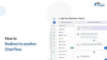 How to Redirect Users to Another Chatflow in BotPenguin || Dynamic Chat Routing Explained