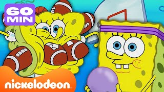 SpongeBob | Elke SPORT ooit gespeeld in Bikinibroek! ⚽️ | Compilatie van 1 uur | Nickelodeon screenshot 3