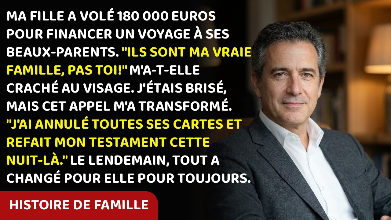 Le 19 décembre, j'ai vu un débit de 3,6 millions de pesos sur mon compte professionnel. Ma fille avait utilisé ma carte pour offrir des vacances de luxe à ses beaux-parents, sans me demander....