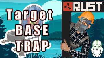 #rusttrapbase 🎯 How to make a trap base using a TARGET 🎯 Make the invisible trap