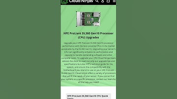 DL360 Gen10 Compatible Processor | HPE ProLiant DL360 Gen10 | #technology #satisfying #HPE #server