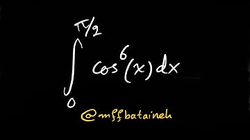 Integral of cos^6(x) from 0 to pi/2.
