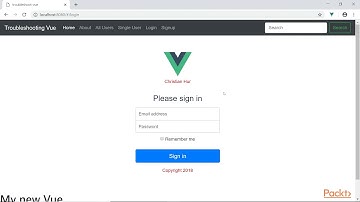 Troubleshooting Vue.js: Forgetting to Declare Initial Values | packtpub.com