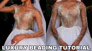 This beading pattern is incredible! HOW TO BEAD ON ILLUSION NET LIKE A PRO | SIMPLE BEADING TUTORIAL