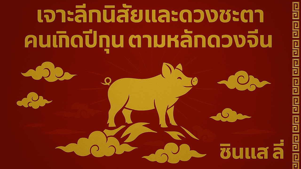 เจาะลึกนิสัยและดวงชะตาคนเกิดปีกุน ตามหลักดวงจีน — เปิดพลังเมตตาแห่งสายน้ำและโชคลาภจากบุญ