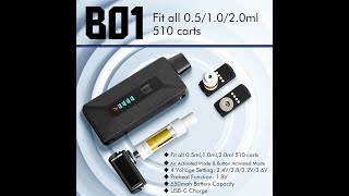 650Mah Conceal 510 Battery Auto Draw Or On Activated For 0.5Ml1.0Ml2.0Ml Carts