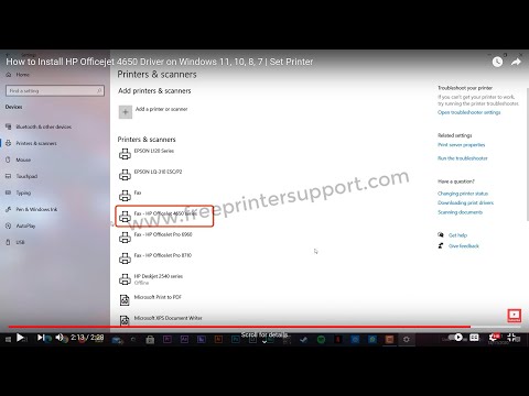 #1 How to Install HP Officejet 4650 Driver on Windows 11, 10, 8, 7 | Set Printer Mới Nhất