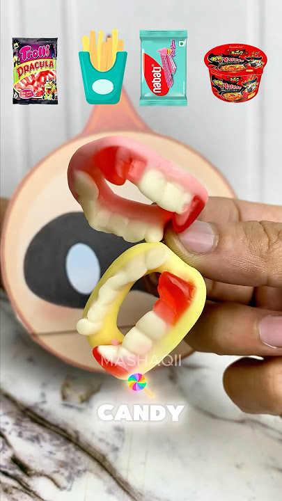 Asmr Dracula Gummy Candy #mukbang #asmr