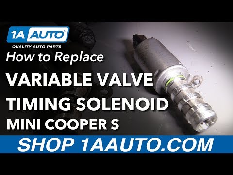 How to Replace Variable Valve Timing Solenoid 02-15 Mini Cooper S