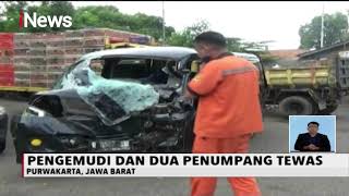3 Orang Tewas Kecelakaan di Tol Cikampek, 6 Luka Berat - iNews Siang 12/10