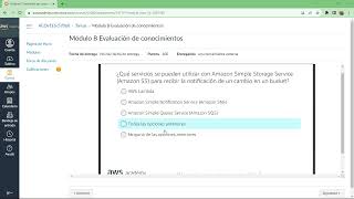 AWS Academy Cloud Operations || Evaluation 8 || Check Answer