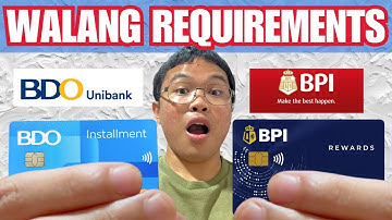 I Got Instant Approval for a Credit Card with ZERO Requirements! BPI Rewards Card