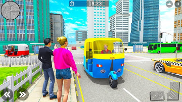Open World Tuk Tuk Auto Rickshaw Delivery Man 3D Driving__Android Gameplay