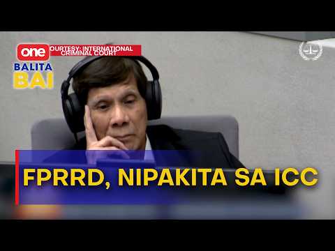 FPRRD, nagpakita sa International Criminal Court
