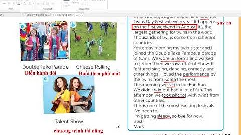 TIẾNG ANH 7 GLOBAAL SUCCES (EENHEID 9) VAARDIGHEDEN 1