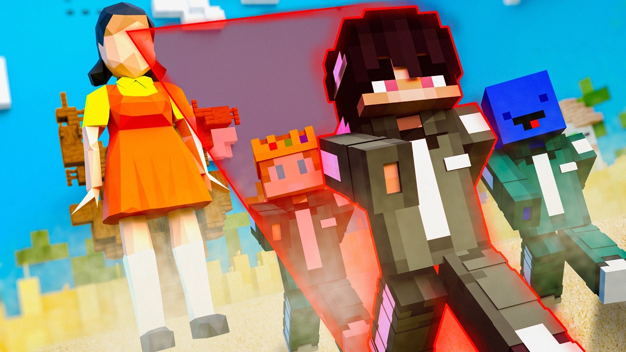 Järjestin SQUID GAME KILPAILUN Minecraftissä?!