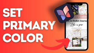 How to set primary color on Journal
