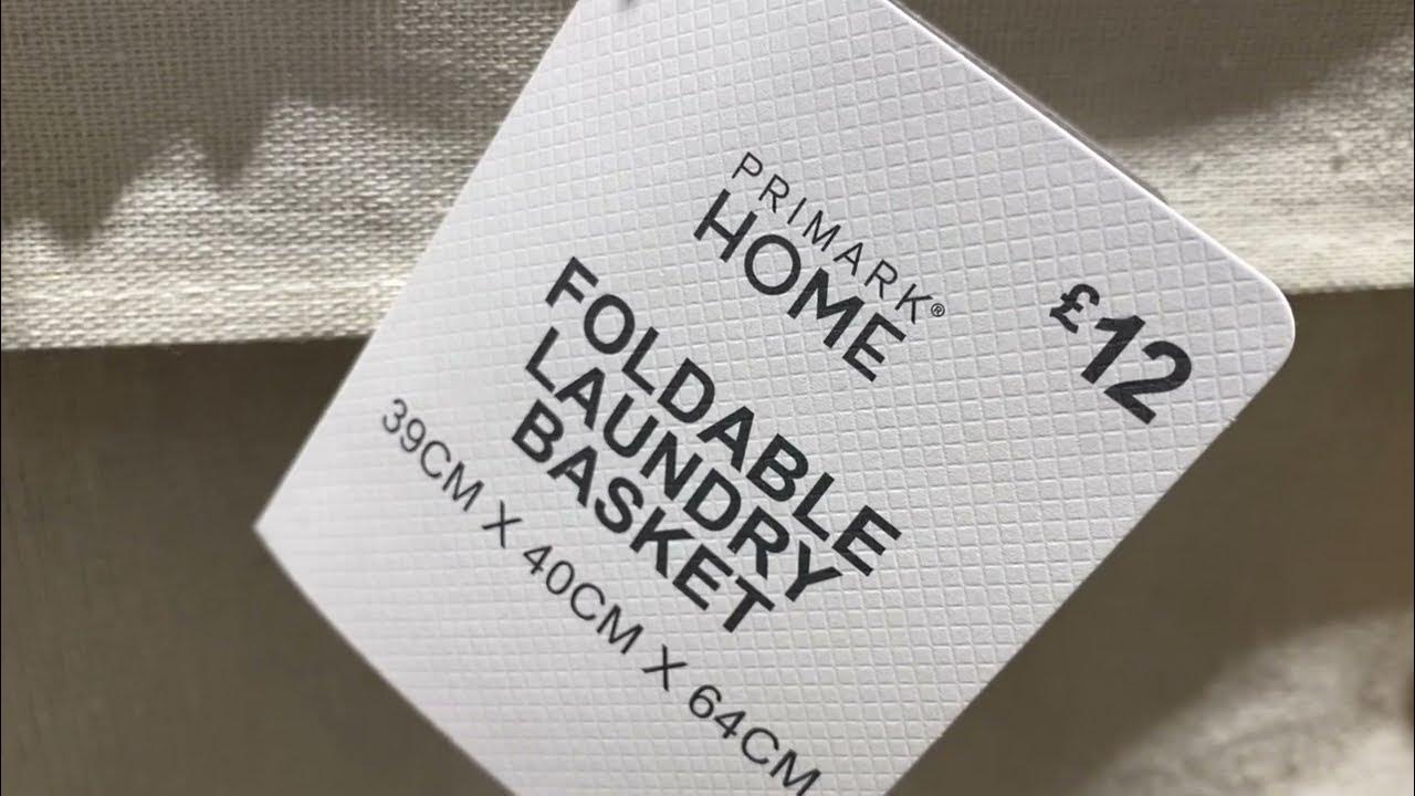 Primark wooden folding laundry basket YouTube