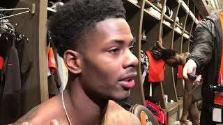Greedy Williams on fines from Steelers game