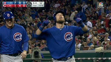 CHC@CIN: Zobrist drills two-run homer to right