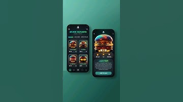 Mobile App Ui Design - Burger app Speed Design #shorts #appdesign